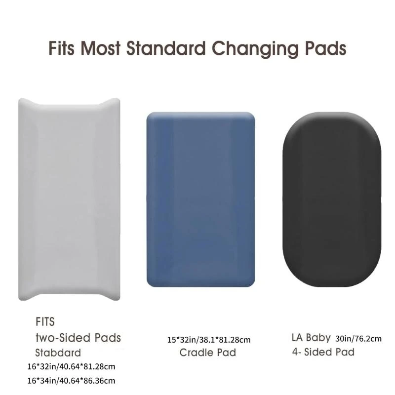 مجموعة J15U مكونة من 3 قطع ملاءات سرير لعربات الأطفال، أكمام ناعمة ومريحة #6