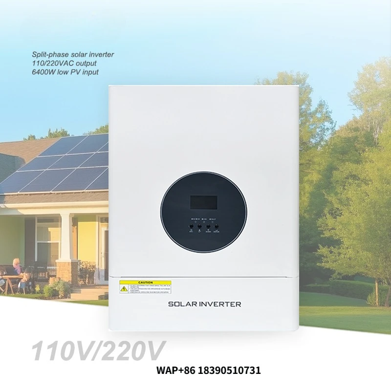 Off-grid inverter 12.5kva 10000W 48VDC 220V 120V with solar charge controller 120A solar inverter