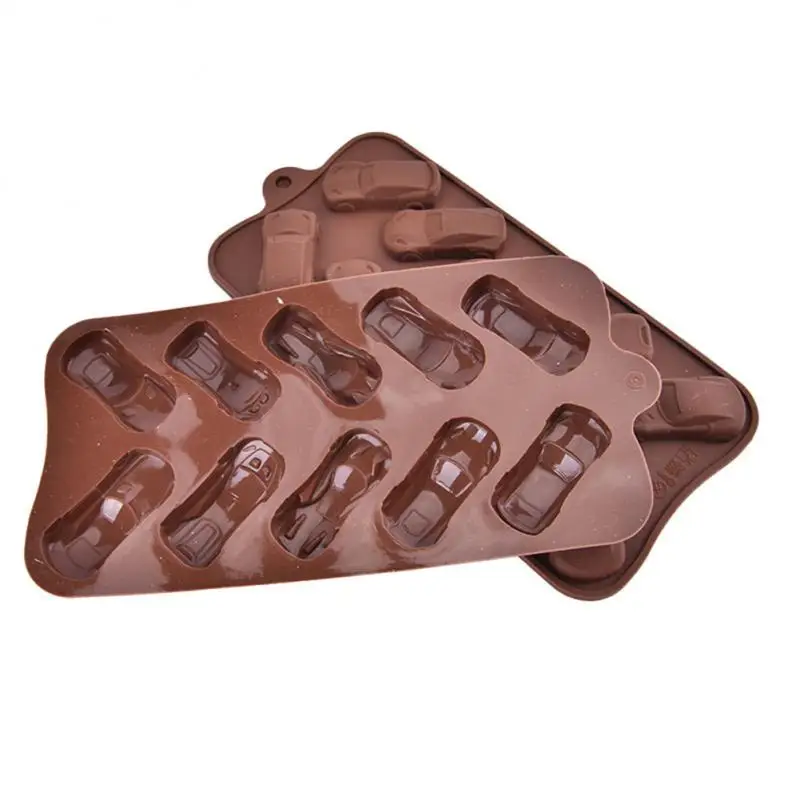 1/3PCS Cake Mold Car Shaped Chocolates Ice Block Mould Tools Kitchen Accessories Baking Silicone Decorating Racing Toys