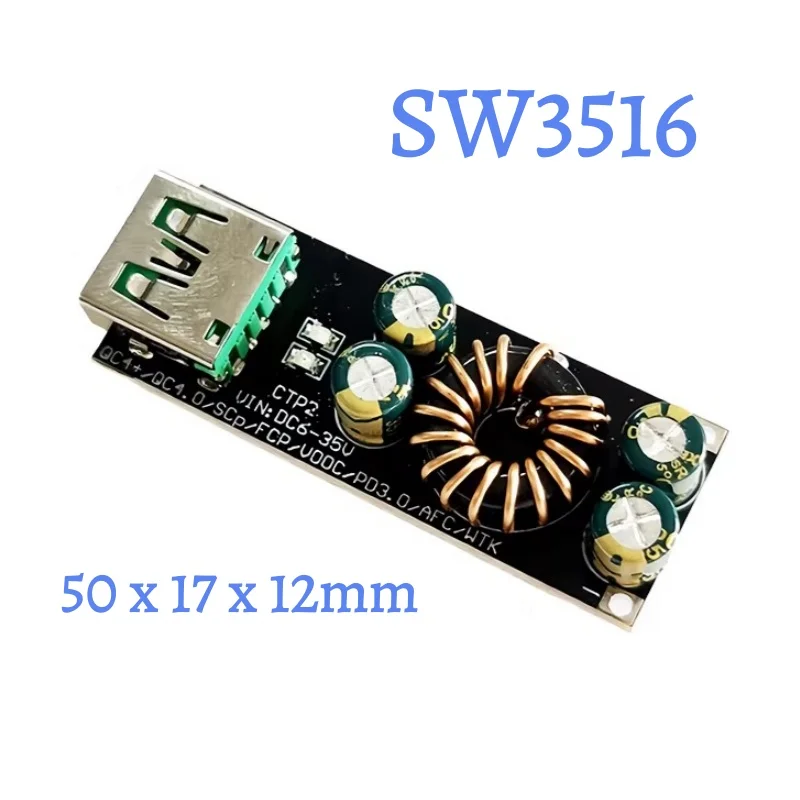 QC4.0 QC3.0 USB Type-C Mobile Phone Quick Charge Adapter 6 -35V Step Down Buck Boost Module for SCP/FCP Appl PD Qualcomm 2S4S