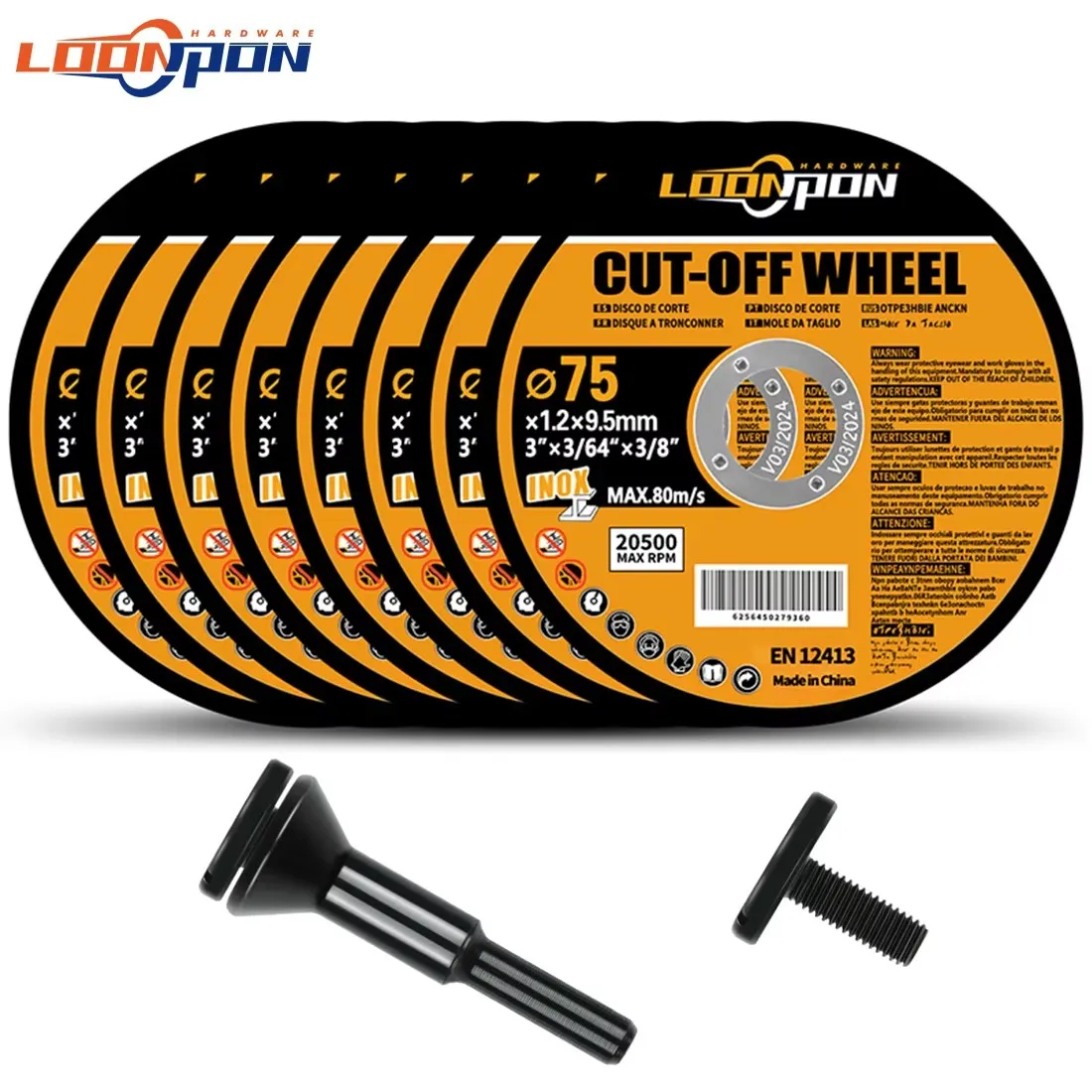 

Отрезные круги 75 мм, 10 шт., отрезные диски из нержавеющей стали и смолы, отрезные диски по металлу 75 мм x 9,5 мм с оправкой для шлифовальной машины