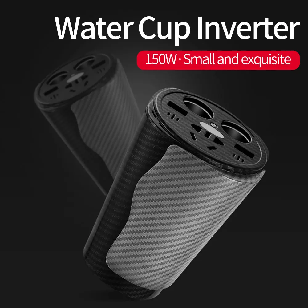 Xuyuan 150W low-power inverter, DC 12V to AC 110V 60HZ power supply, AC socket +USB car laptop, drone charging