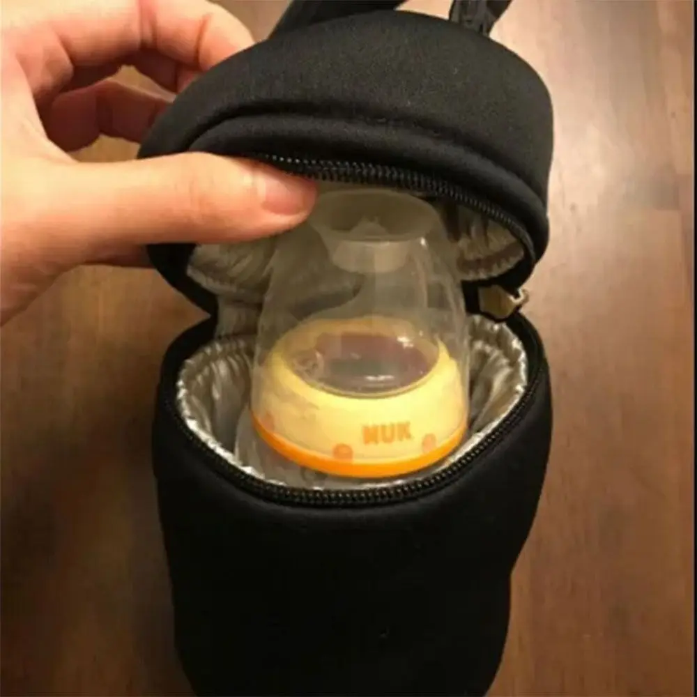 Portable Anti Splash Water Bottle Insulation Bag Thermal Insulation Mommy Bag Lightweight Milk Warmer Cart Hanging Bag
