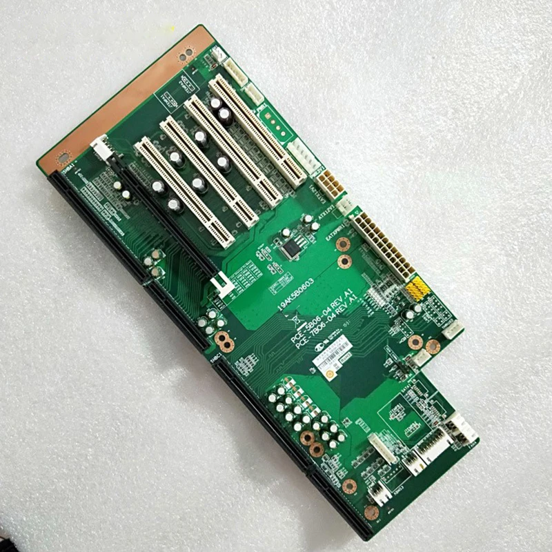 PCE-5B06-04 REV: A1 Industriële Controle Backplane Origineel Voor Advantech PCE-5124VG Moederbord Vóór Verzending Perfecte Test