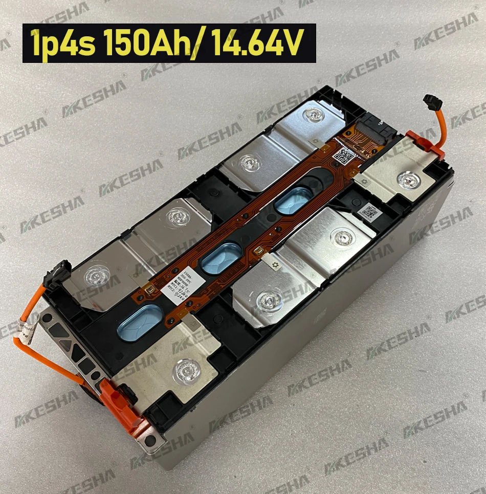 4S1P 150ah 14.6V New NMC Prismatic Rechargeable Lithium Ion Battery Module 155Ah 3.7V For Electric Car EV Battery