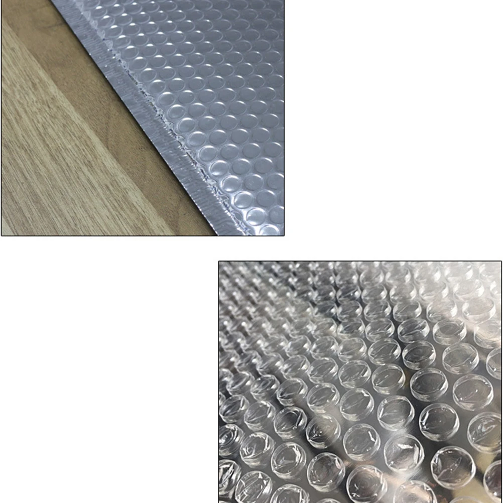 

50 Pcs Aluminum Film Bubble Bag Wrap Mailers Foam Packaging Bags Package Thicken