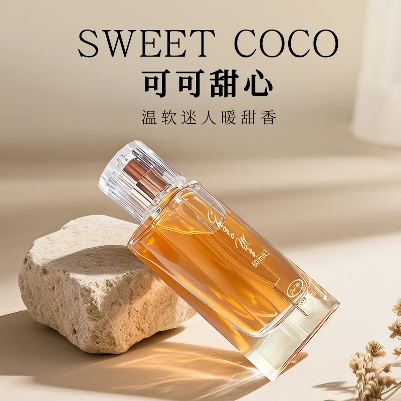 50 مل عطر نسائي فاخر عطر الشوكولاتة والمسك مع الورد والفانيليا ملاحظات عطر عربي دبي كولونيا