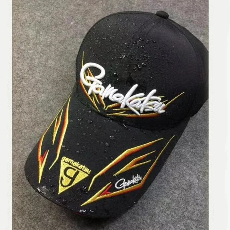 

Summer Gamakatsu Fishing Cap Waterproof Hat for Men Sun Protection Fishing Hat Breathable Outdoor Sports Baseball Cap