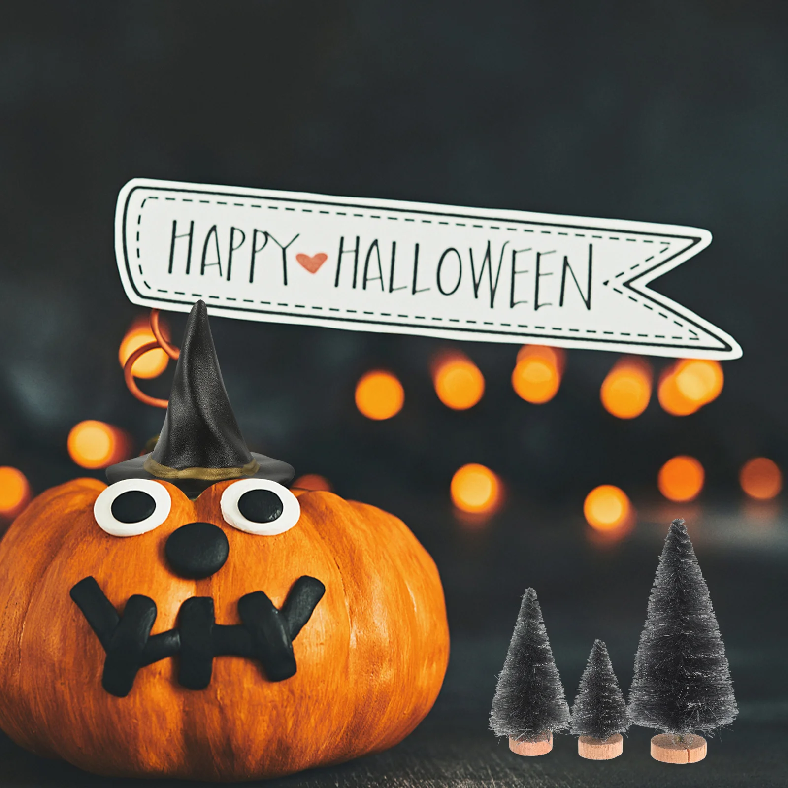 

12Pcs Artificial Dried Branches Halloween Small Trees Black Spooky Decorations for Home Bar Party Favors Halloween Trees