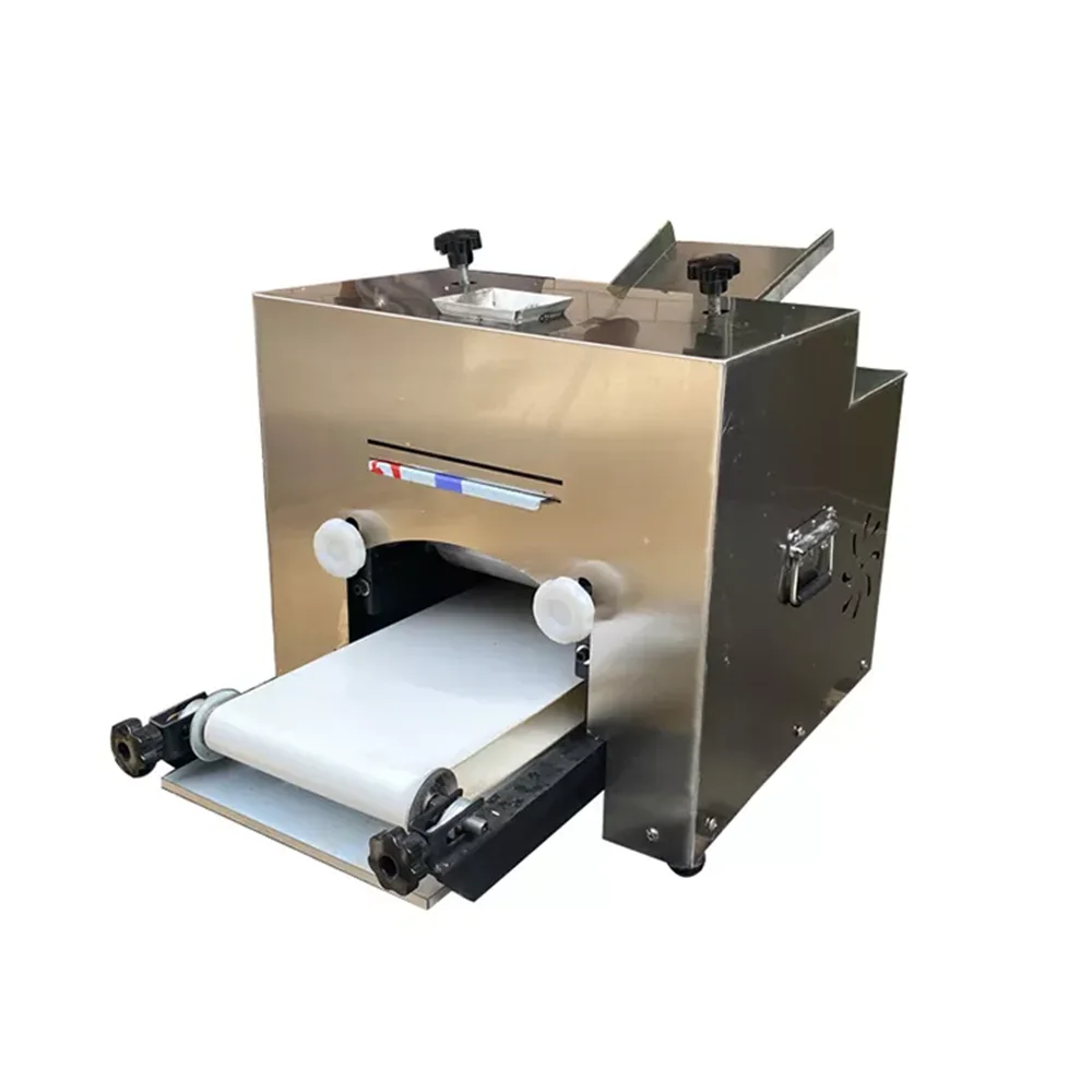 Automatic Samosa Dumpling Wrapper Machine Biscuits Cake Pastry Dough Sheeter Arabic Bread Maker Pita Pizza Making Machine