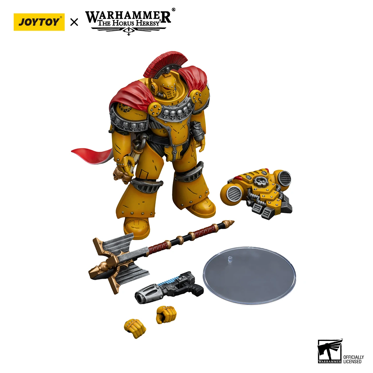 JOYTOY-figuras de acción de Warhammer, modelo de Anime de "El Horus Heresy", puños imperiales, Legión, capellán, cónclo, regalo, 1/18