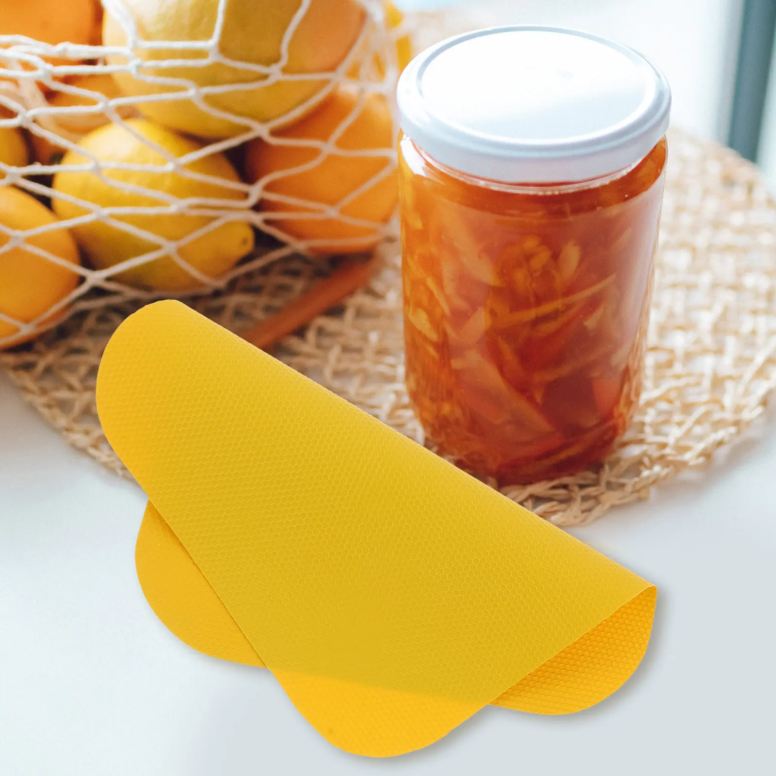 6Pcs Bottle Opener Gripper Pad High-Grade Rubber Jar Lid Opener Mat Multi-Functional Anti-Skid Kitchen Grip Tool for Jars