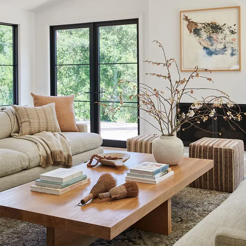 *Solid Pine Coffee Table, Wholesale Priced, Multiple Rectangular Sizes Versatile Centerpiece for Any Living Room Setup.