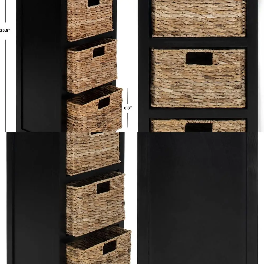 

Michaela Black Distressed Accent Table from American Homes Collection