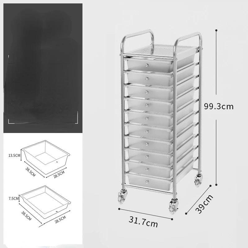 Multi-layer Drawer Plastic Cabinet for Snack Storage in Minimalist Style House Organizer