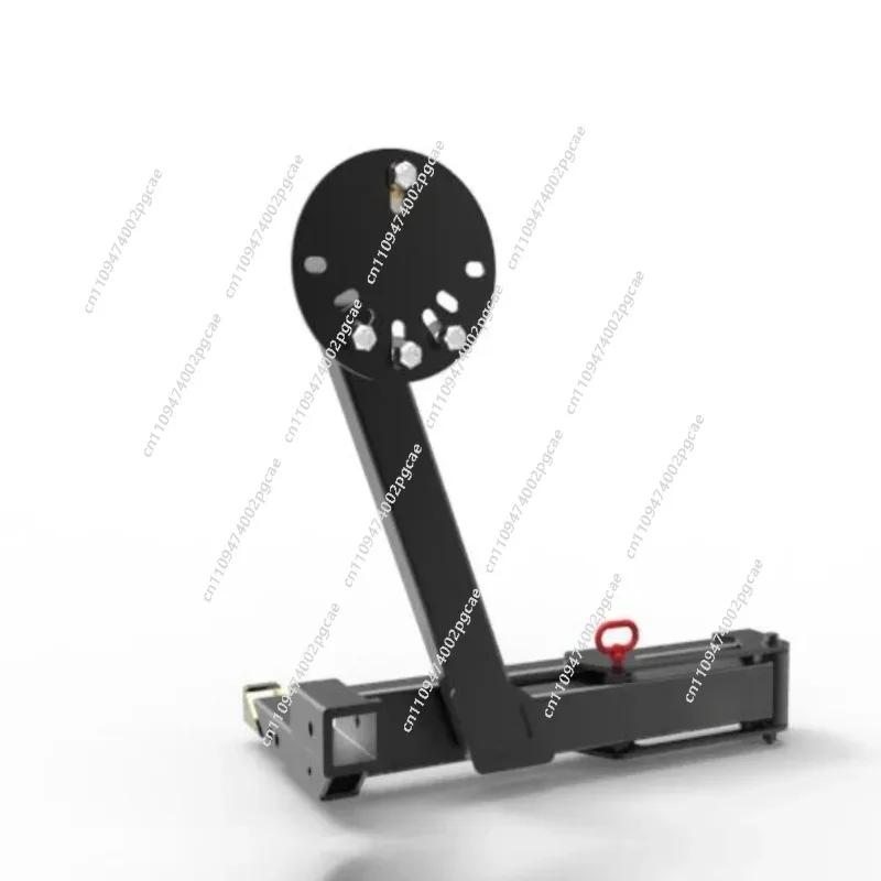 

O-ff-road vehicle hitch spare tire rack