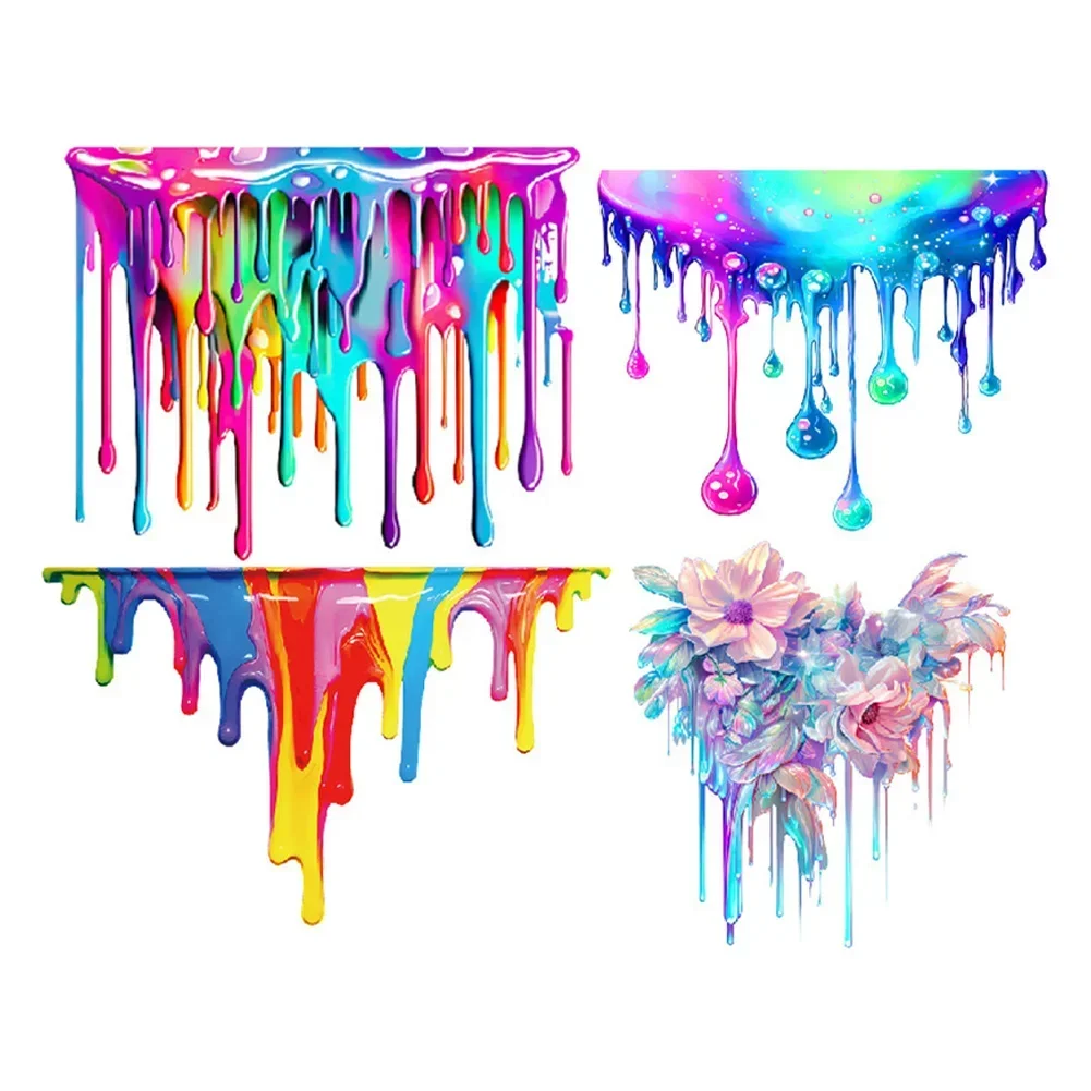 Rainbow Sticker Car Paint Graffiti Decal Auto Engine Side Fuel Tank Vinyl Decal Scratch Masking Waterproof Vinyl Stickers