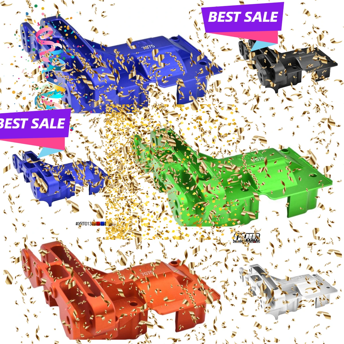 GPM CNC Aluminum 7075 Rear Upper Bulkhead For TRAXXAS 1/6 XRT 8S 1/5 X-MAXX 7727 rc
