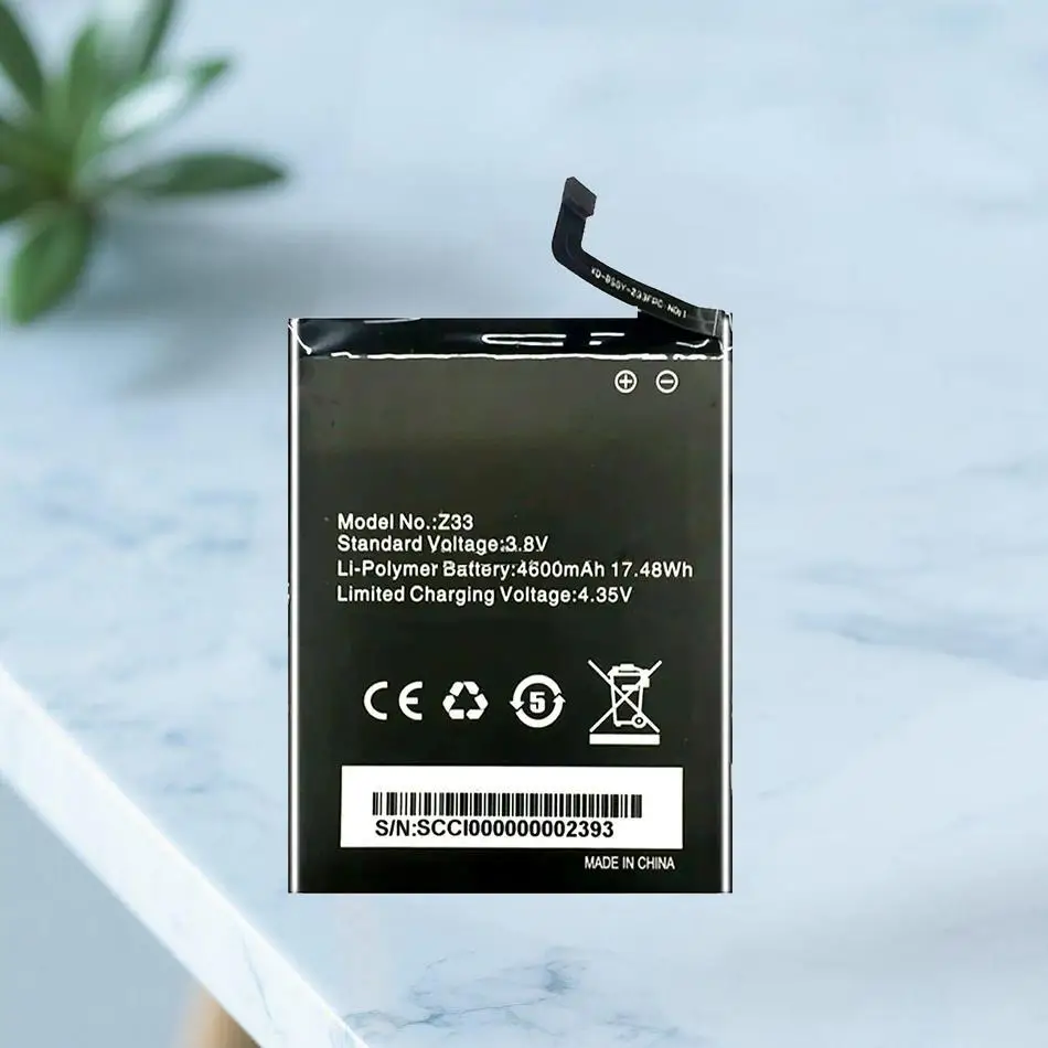 

4600Mah For Homtom Zoji Z33 Premium Replacement Durable Mobile Phone Battery