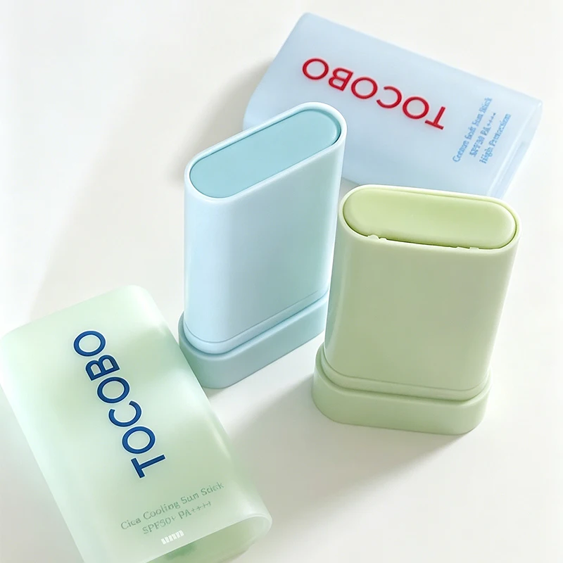 TOCOBO 3 Colors Smear Sunscreen Stick Refreshing Hydrating Essence Outdoor Oil Control Skin Ultraviolet-proof SPF 50+ Sun Screen
