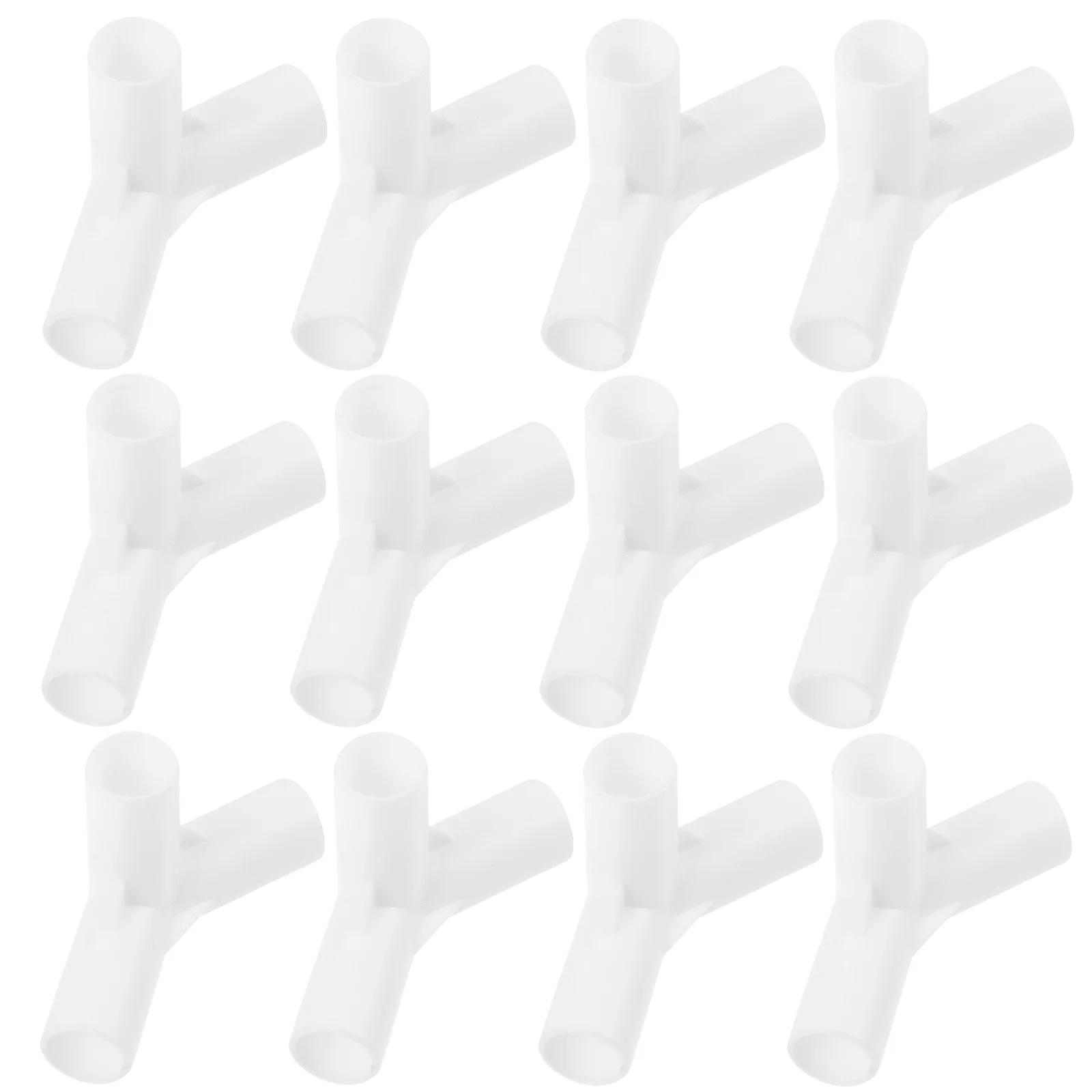 20 Pcs Tent Joint Plastic Connector Pipeline Outdoor Pole Adapter Connecting Part Rod