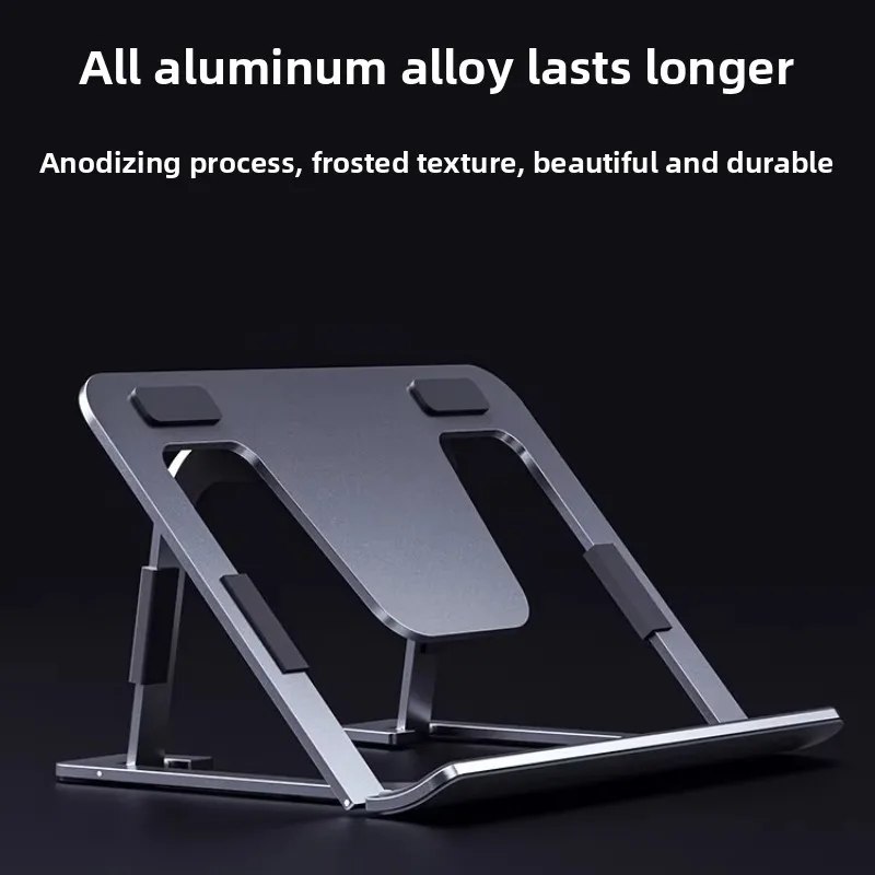 

Aluminum Tablet Stand Foldable Desktop Riser Rack Portable Cooling Holder Drawing Display Mount Ergonomic Artist Easel Bedrest