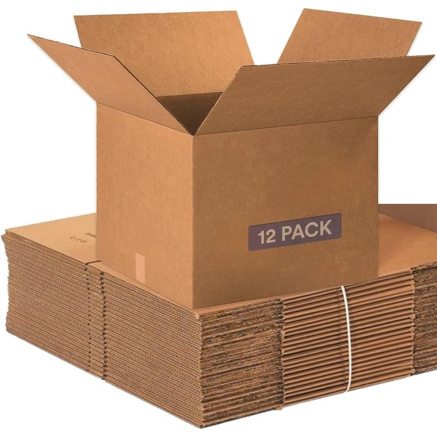 

Large Cardboard Moving Boxes 20L x 20W x 15H 12Pack Shipping Packing Storage Box