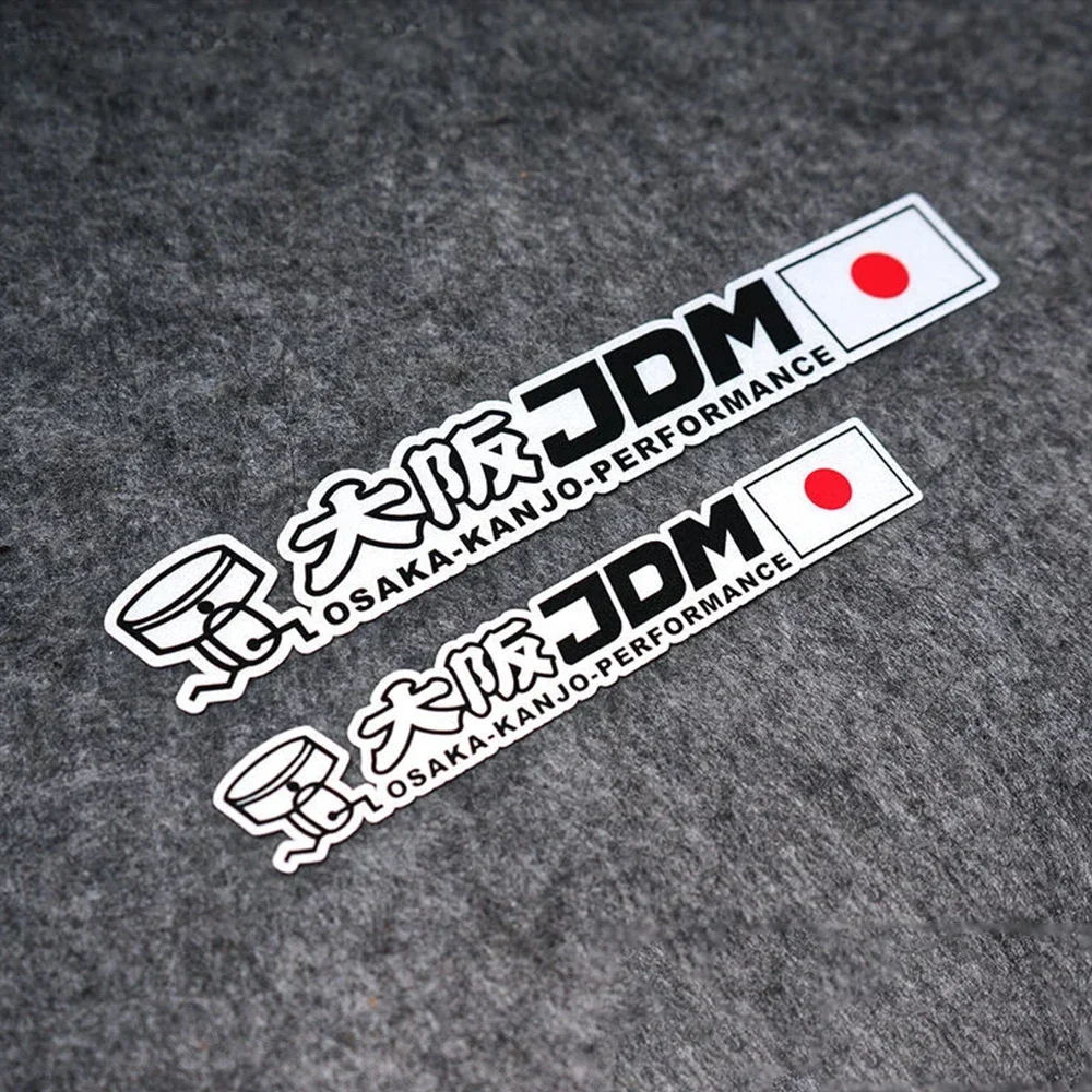 Japanese Style Sticker Car Styling Osaka Performance Racing Tape Motorcycle Auto Truck Window Tail Applique