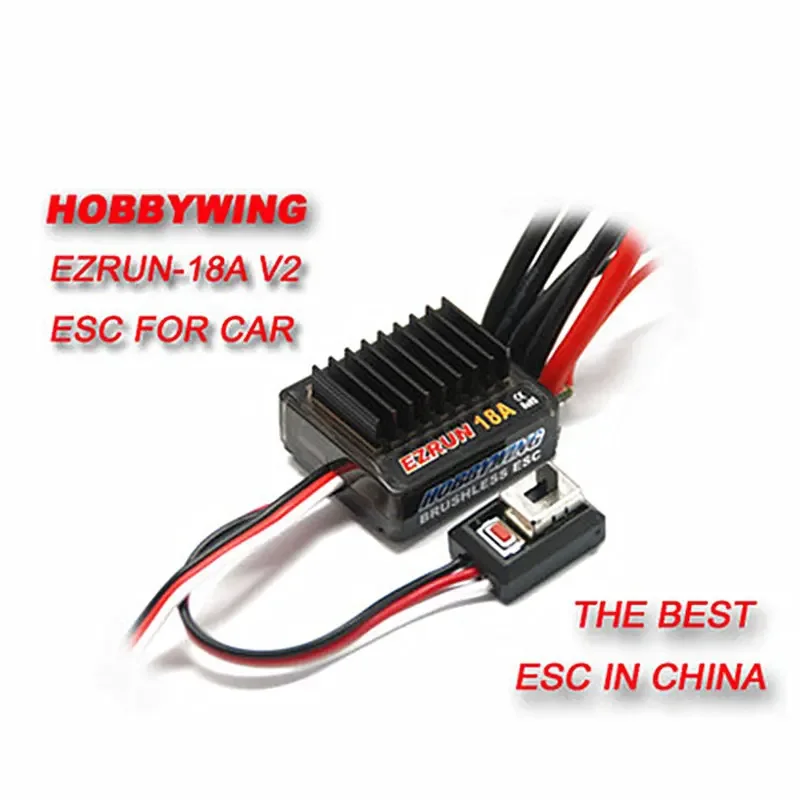 Hobbywing-Motor sin escobillas EZRUN 2030, programador ESC para coche teledirigido, 12T/18T, 7800KV / 5200 KV, 18A, 1/18, 1/16