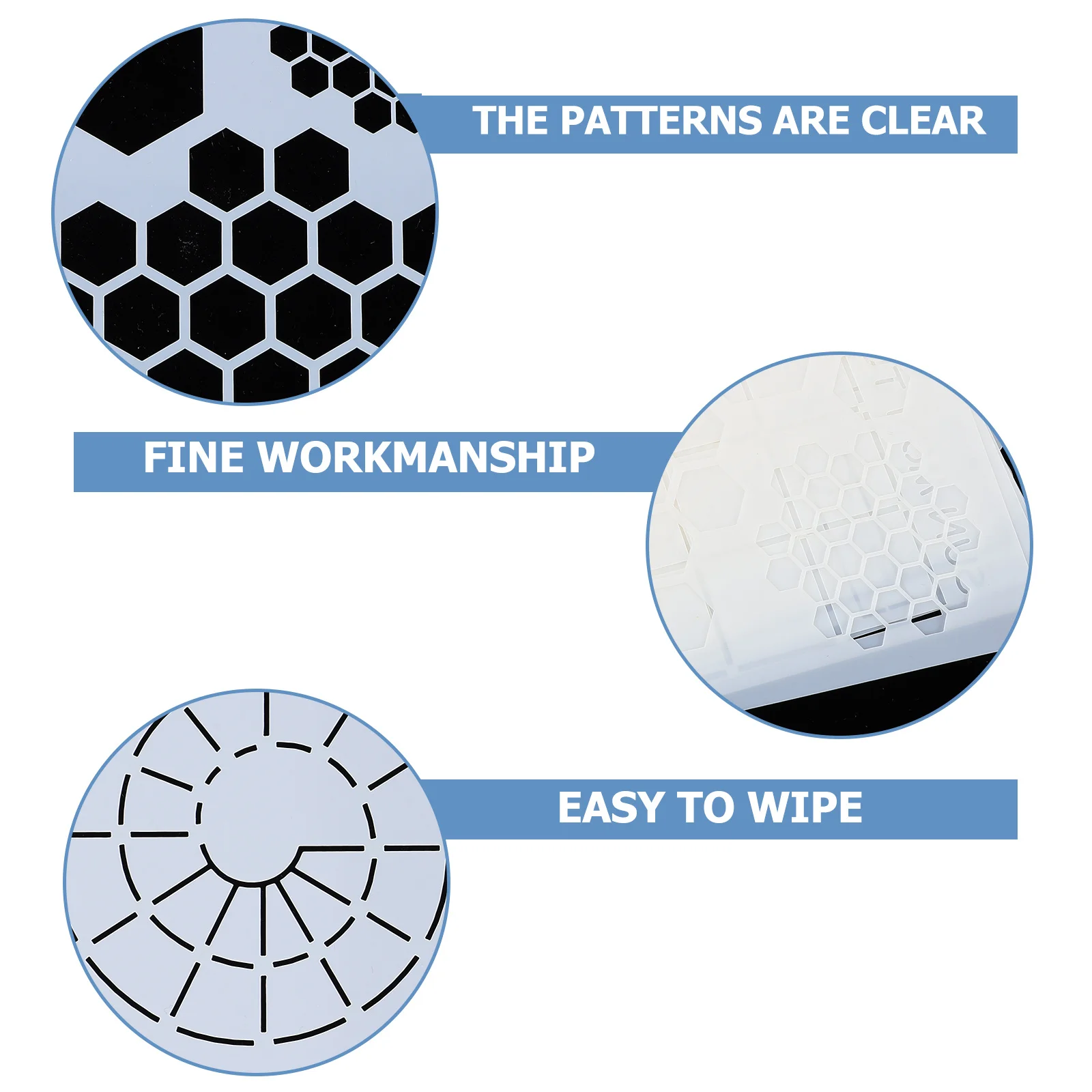 

16Pcs Painting Stencils Reusable Hollow Templates for Journal DIY Projects Creative Painting Supplies Stencils