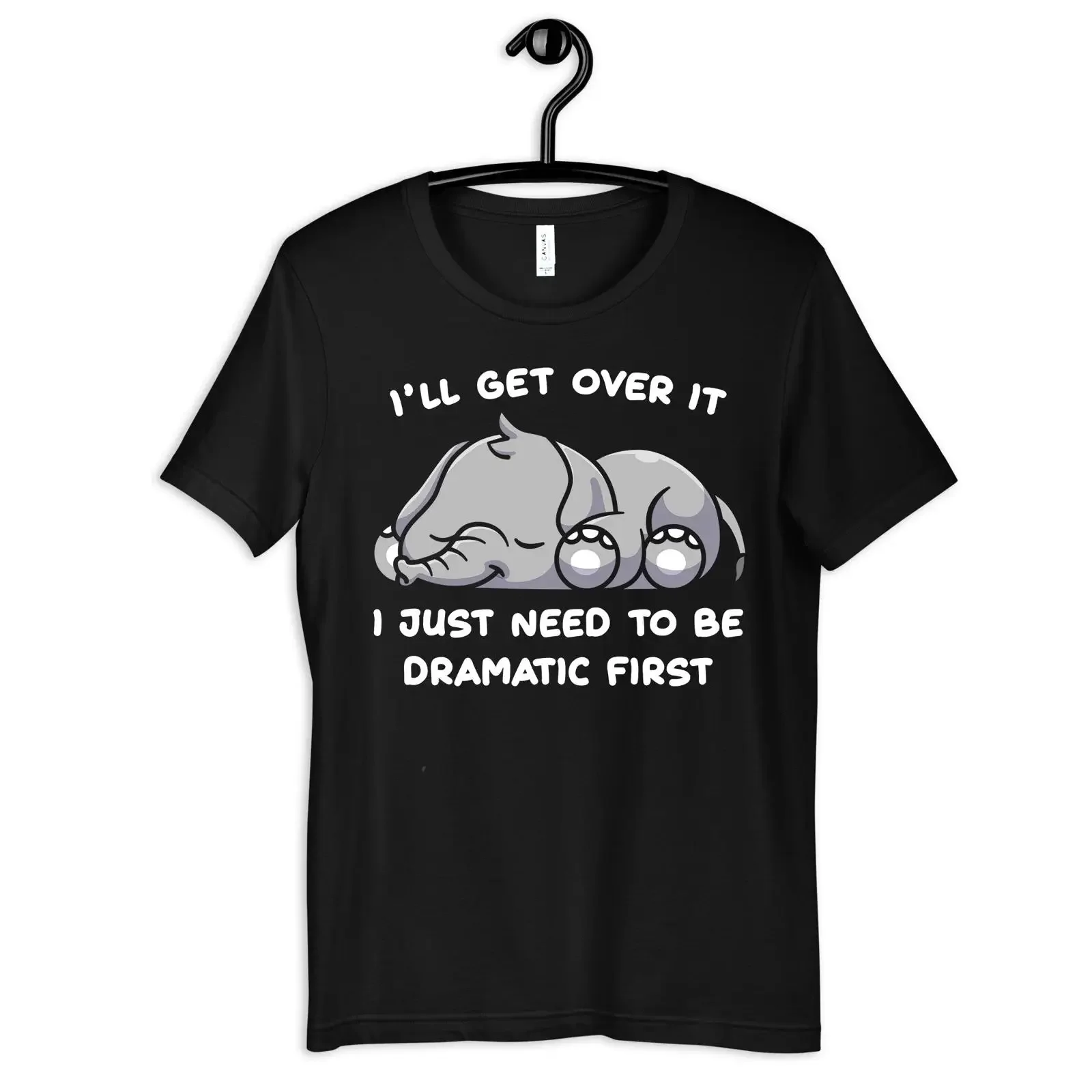 Dramatic ElephanT T Shirt Funny Kids SweaT Long Sleeve Toddler Baby Bodysuit vintage Washed designer clothes Stretched Soft
