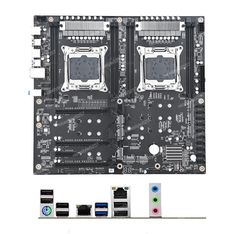 X99 D4 Dual Pro Motherboard Socket Lga 2011-3 Motherboard 10 Sata Port For Chia X99 Placa Mae Support Xeon V3/v4 Processor
