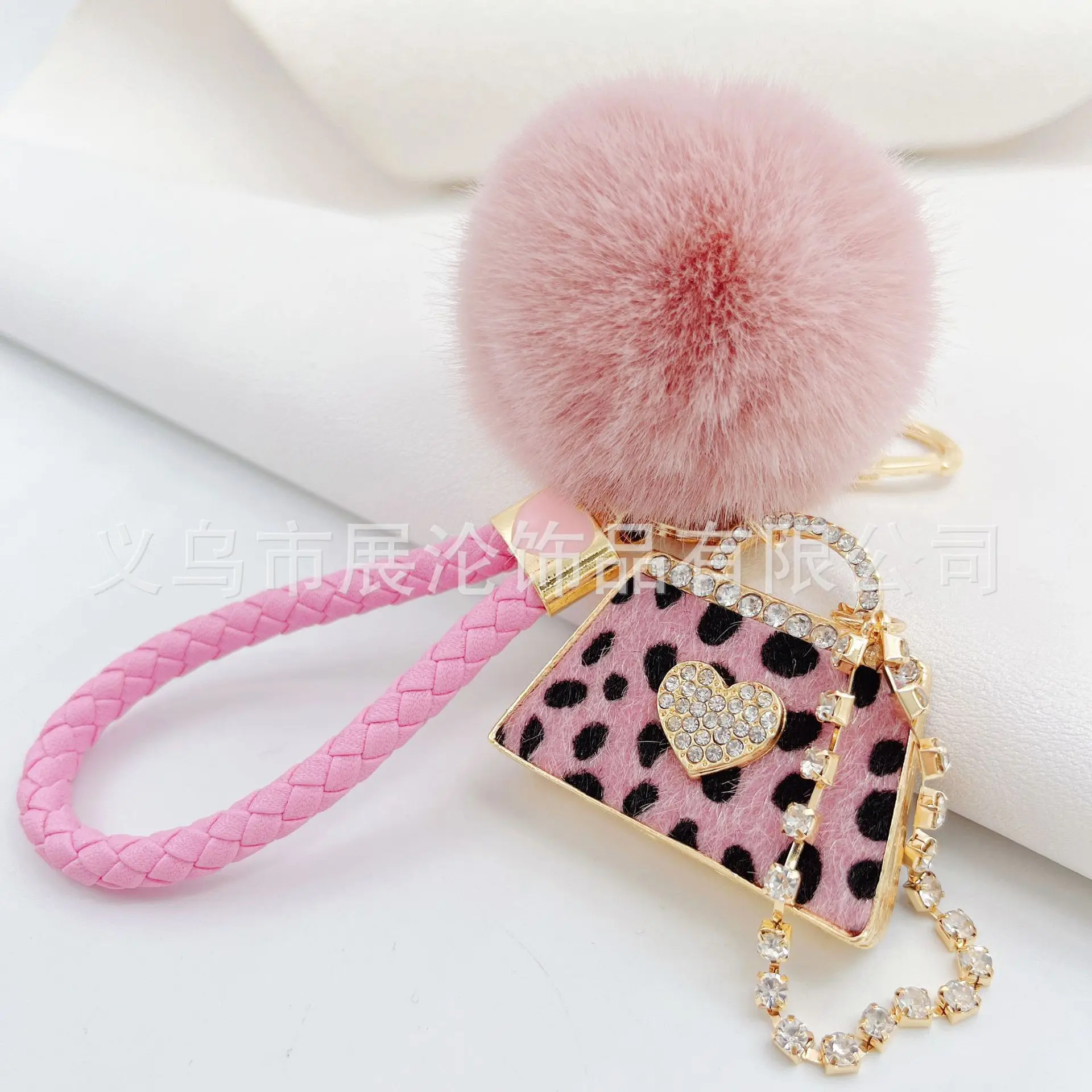 Handmade Tassel No.5 Camellia Key Chain DIY cc Pendant Key Chain Car Key Ring Designer