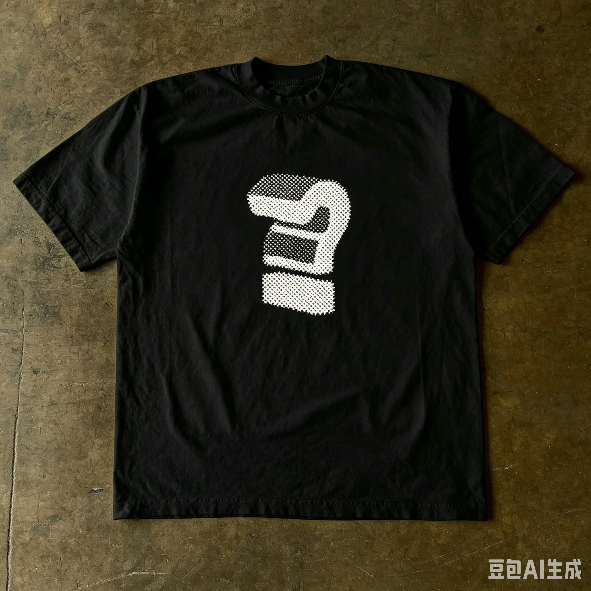 Phantom Question Design - Exclusive Men's and Women's Heavyweight Pure Cotton Couple's Short-Sleeved T-Shirt