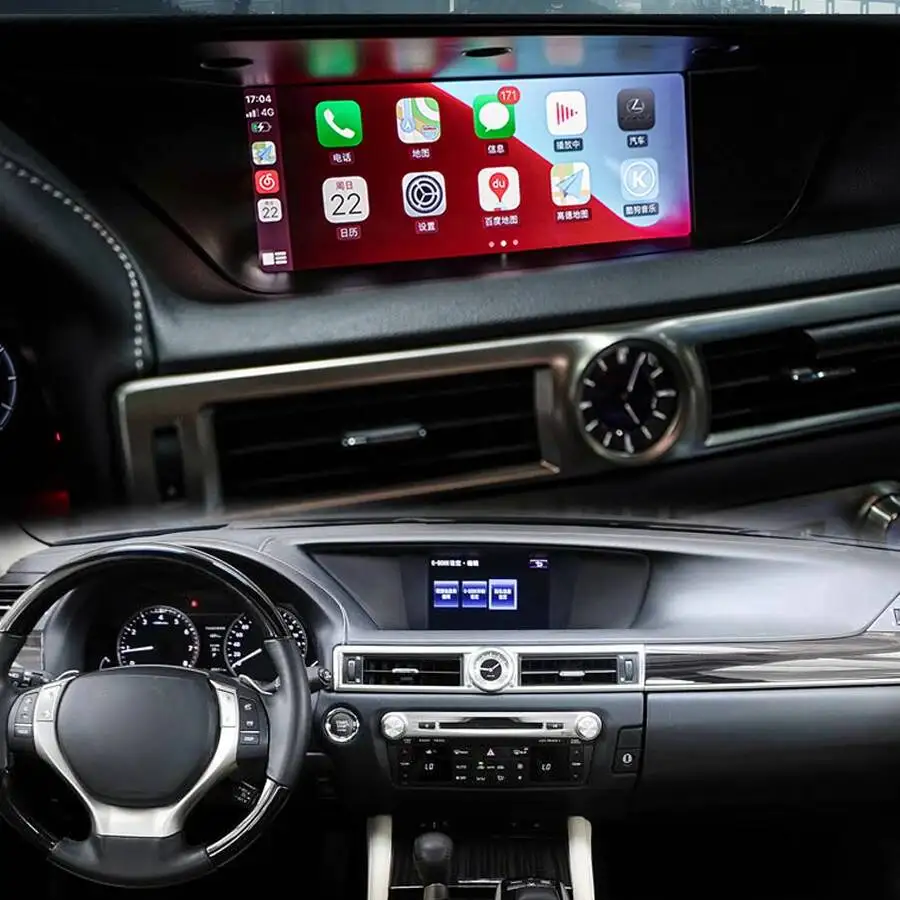 10.25inch Linux Car Radio CarPlay ForLexus gs GS200 GS250 GS300 GS350 GS450 2013-2019 Multimedia Player Screen Android Auto GPS