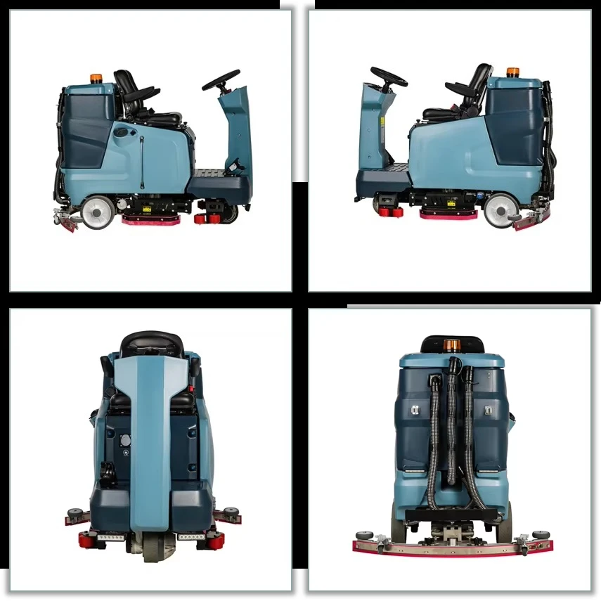 الشركة المصنعة داخل جهاز غسل وتجفيف الأرضيات للمعدات الصناعية، ركوب المستودعات 90 لتر على آلة تنظيف الأرضيات