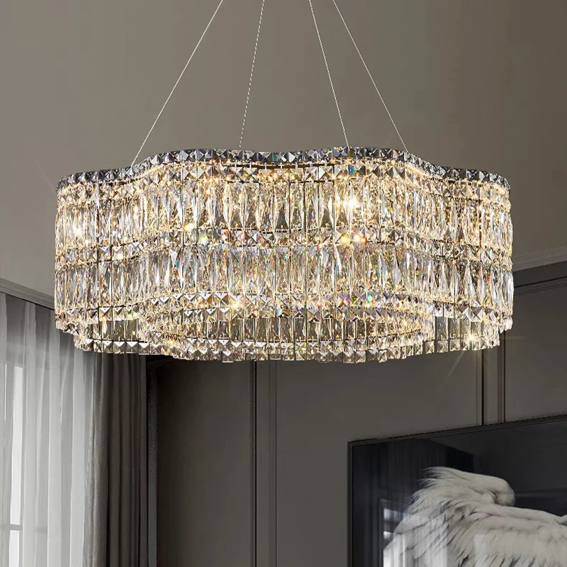 

Home Decorationpendant Lights, Luxury Crystal Living Room Chandelier, Dining Room Pendant Lamp, Ceiling Light, Indoor Lighting