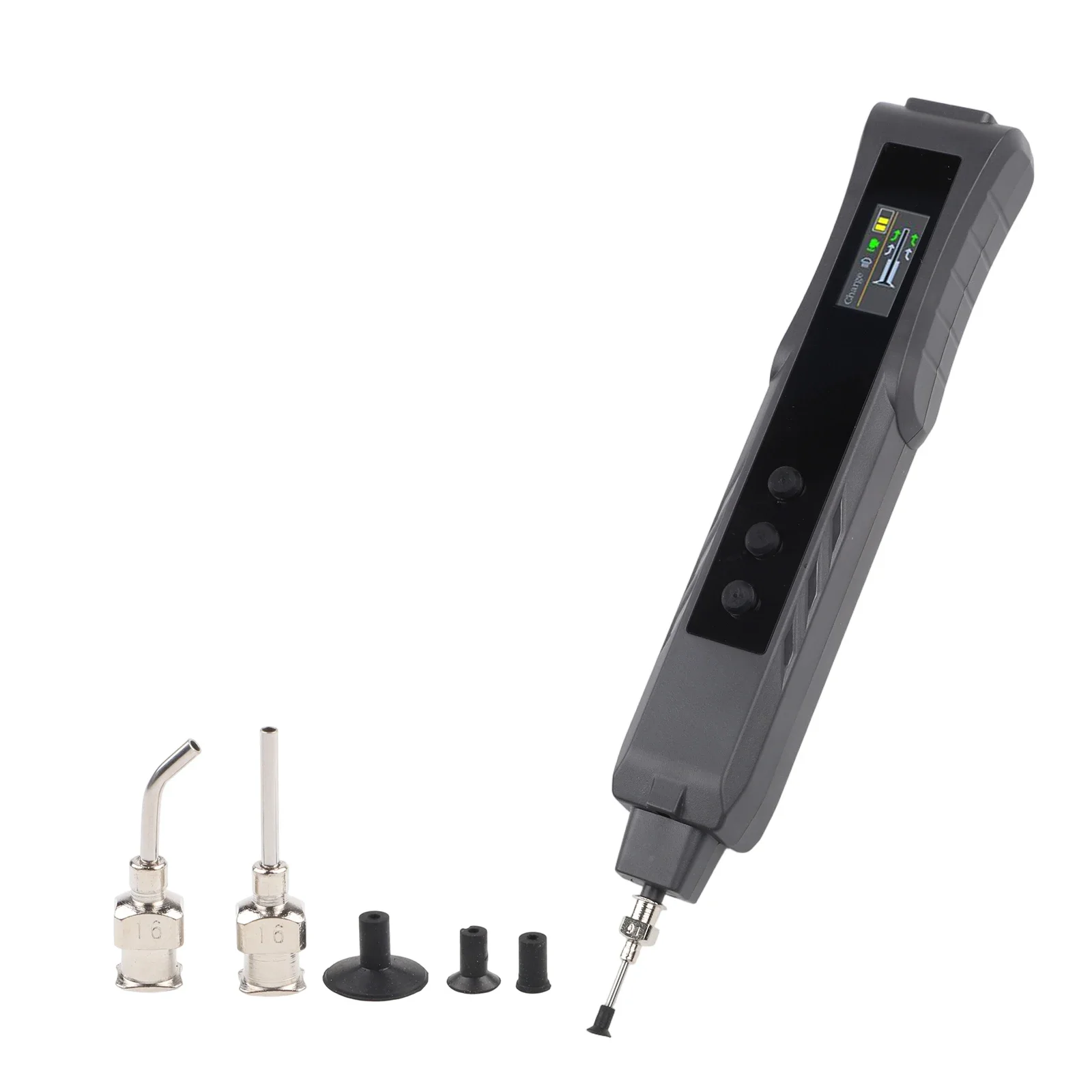 TFT Display Extractor Electric Vacuum Pen For Tasks Flashlight Function Interchangeable Joint Cups For DIY Crafts