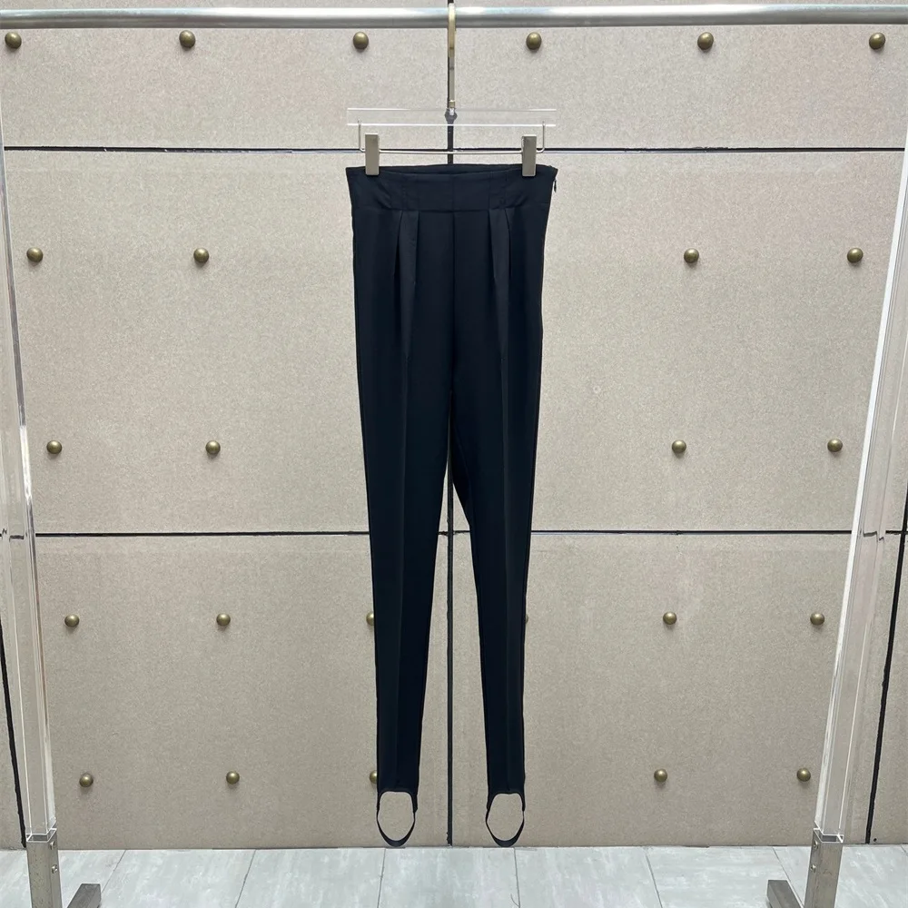 

Женские леггинсы 2026 года, вязаные, эластичные, с высокой талией, женские колготки, новая мода Y2K, с эластичным поясом, длинные брюки