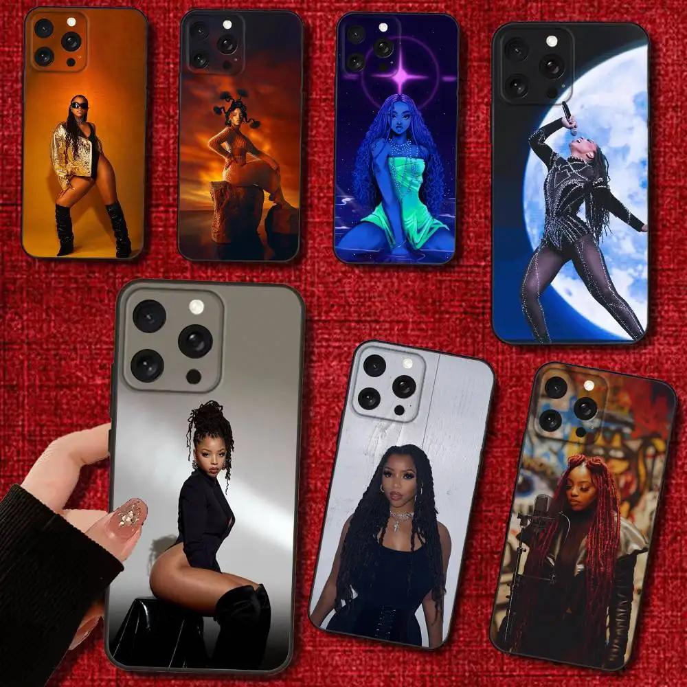 

C-Chloe Singer B-Bailey Phone Case For iPhone 16e,16,15,14,13,12,11,Pro,X,XS,Max,XR,Plus,Mini Soft Black Cover