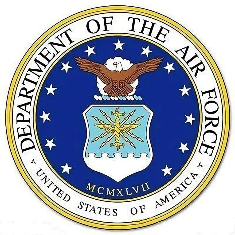 Us Department of Air Force Round Metal Tin Sign Bar Cafe Home Garage Wall Decoration 12 Inch  metal decor  wall stickers sign