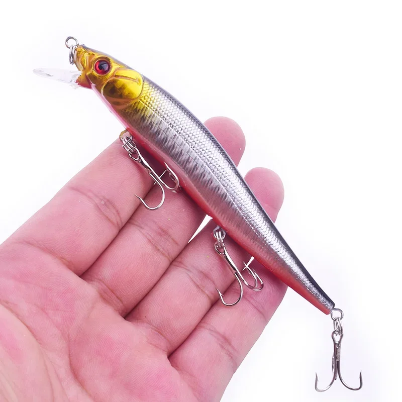 1 Pc Minnow Fishing Lure 14g/22.5g 5 Colors Artificial Hard Bait Crankbait Bass with Hooks Plastics Wobblers Fishing Tackle