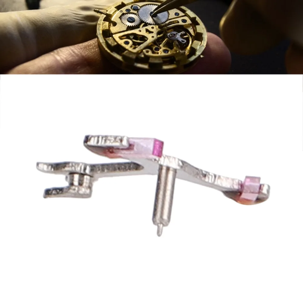Durable Silver Movement Escapement Fork Small Size Alloy Watch Movement Accessories Watch Replacement Part For Watchmakers