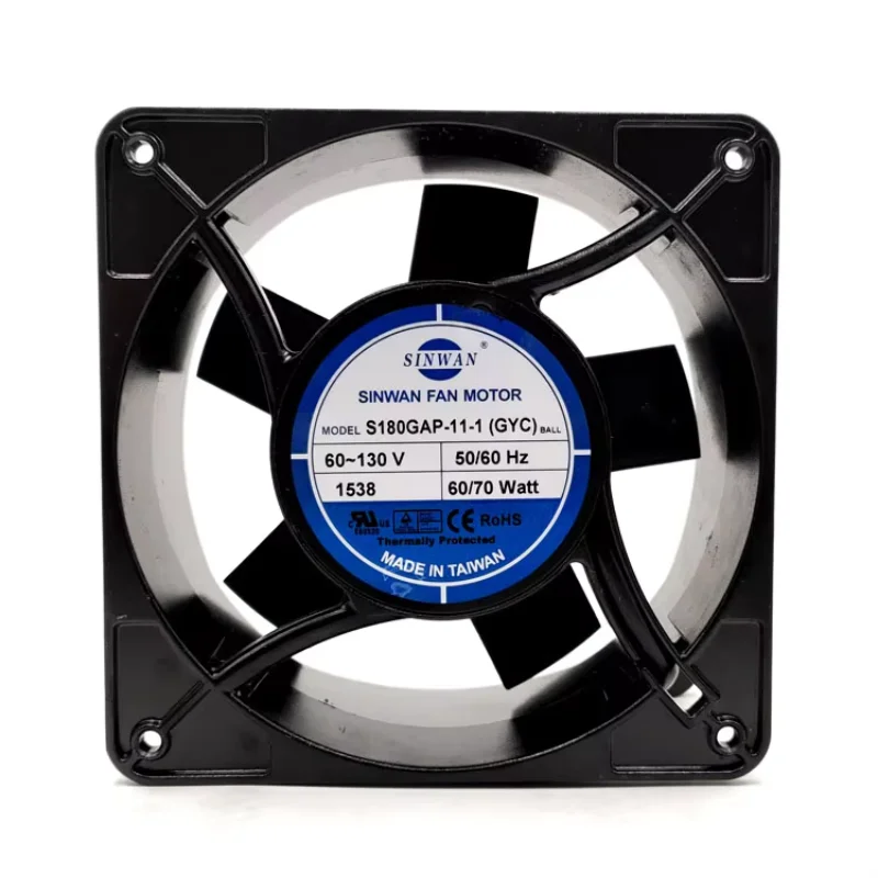 SINWAN S180GAP-11-1 AC 60V 60W 180x180x60mm serverkoelventilator