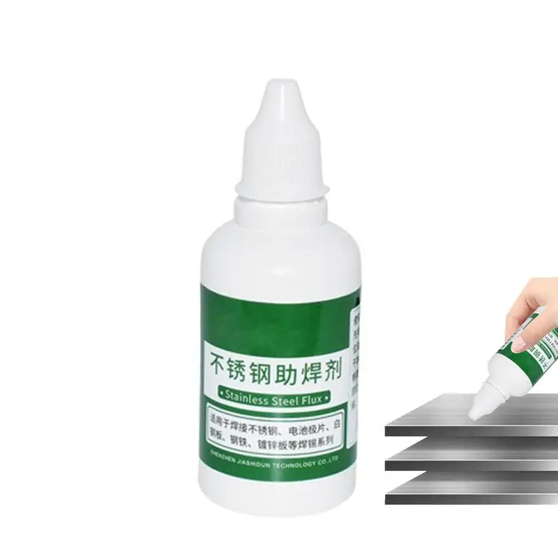 

Soldering Flux Liquid Metal Bonding Adhesive 50ml Rinse-Free DIY Soldering Assistant Fluid With Dispensing Tip Electrical Repair