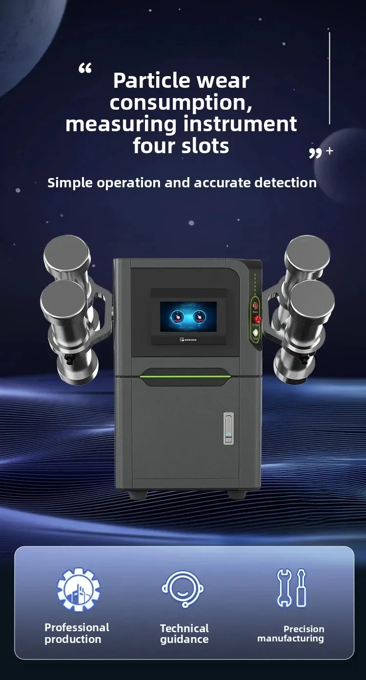 Particle abrasion tester four stations