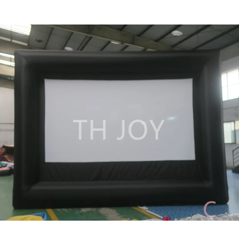 outdoor party inflatable movie screen,portable inflatable front & rear projection screen for sale