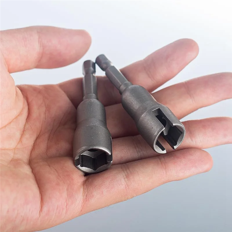 

AA63 HOT Power Wing Nut Driver Bit Set,Slot Wing Nuts Drill Bit Deep Socket,Wing Nut Socket,Wingnut Driver