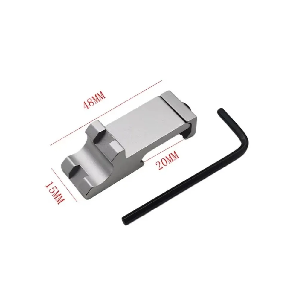 45 درجة زاوية إزاحة الجانب محول RTS 20 مللي متر Picatinny السكك الحديدية مصباح يدوي نطاق الليزر جبل بندقية الصيد الملحقات #6