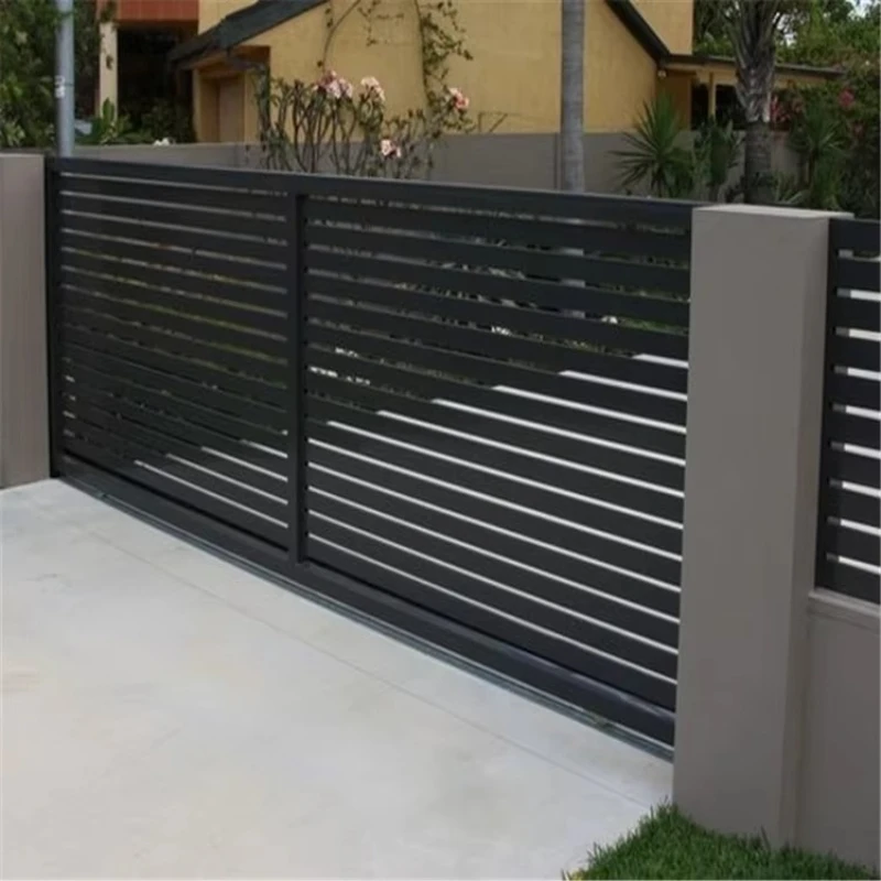 Aluminum Gate Design High Quality Segmented Roll-up Sensor Aluminum Strip Gate with Double Gate Design